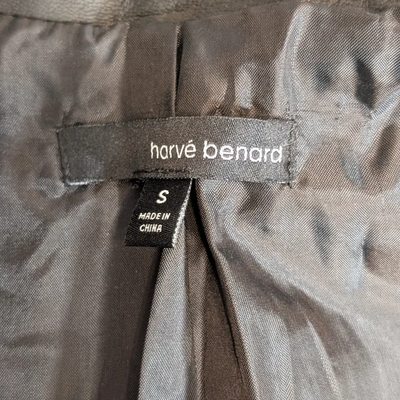 Harve Benard Black Faux Leather Biker Jacket, Women's Size Small - Picture 4 of 7